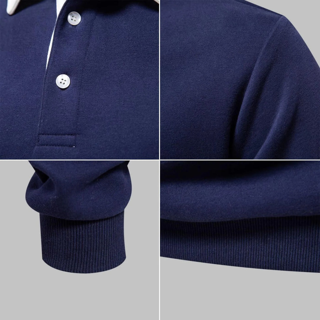 Wayne™ | Long-sleeved Polo Shirt