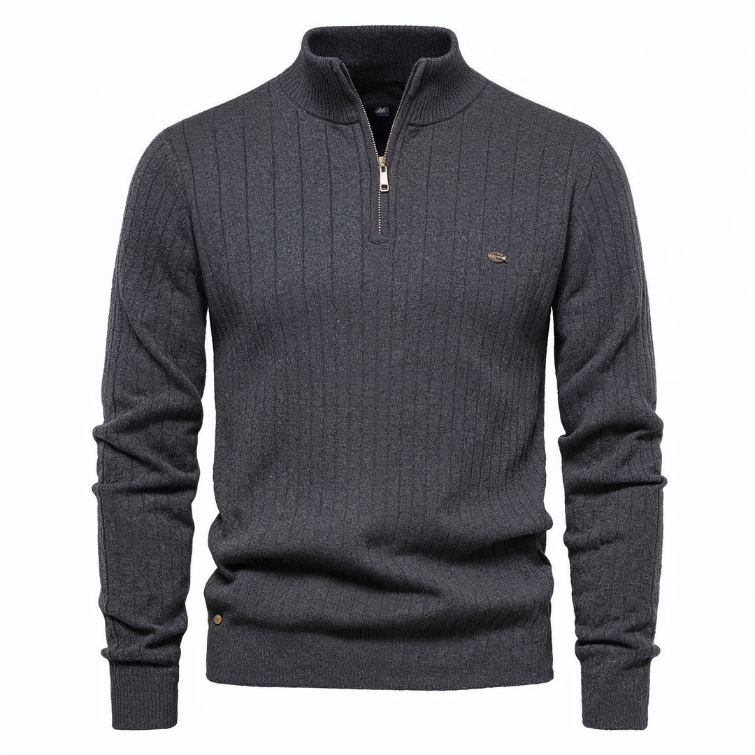 Justin™ | Premium Soft-Touch Half Zip