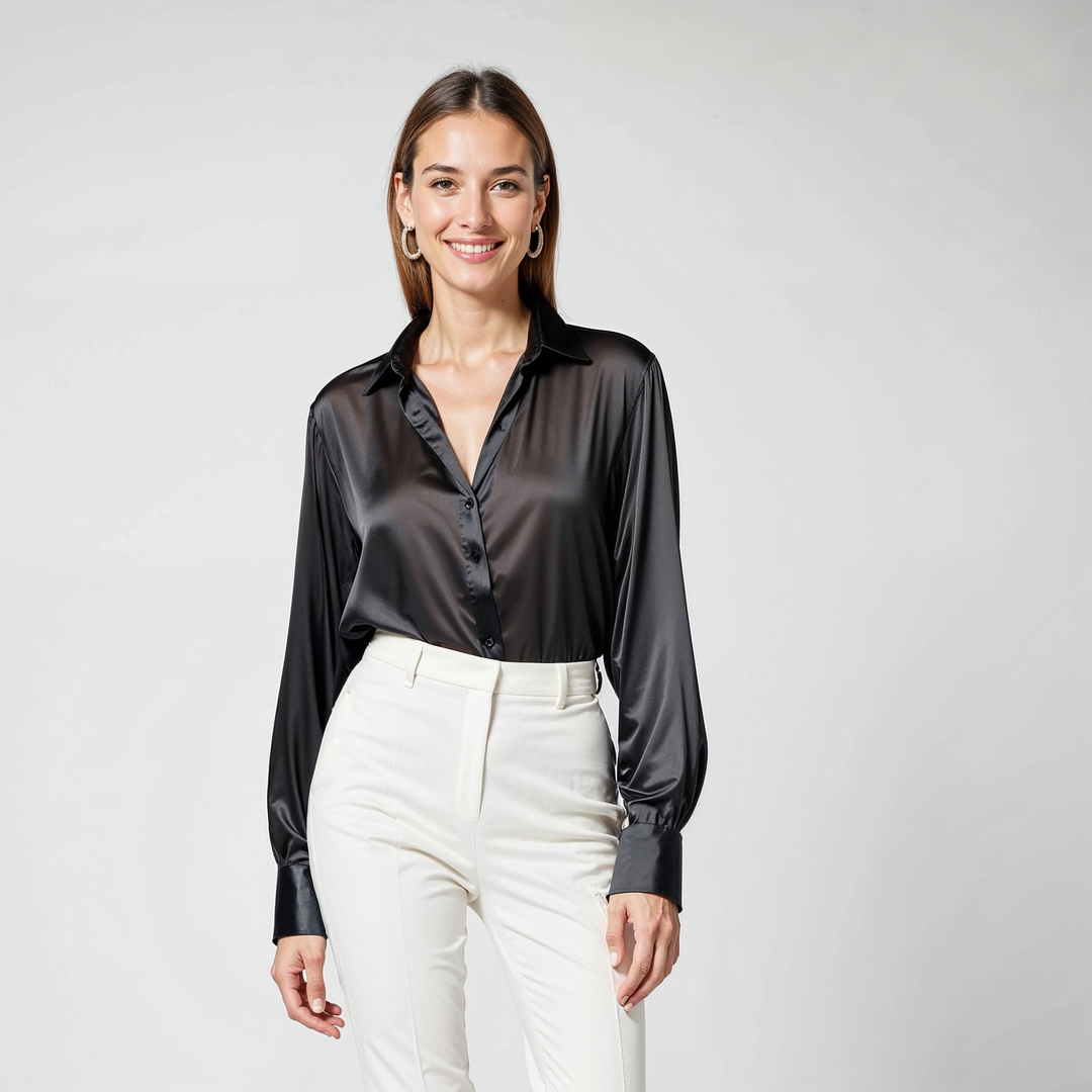 Emma™ | Satin Blouse