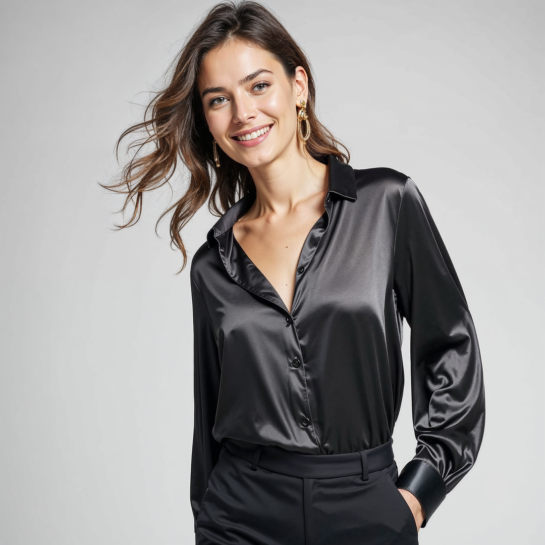 Emma™ | Satin Blouse