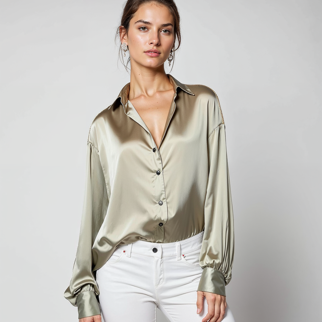 Emma™ | Satin Blouse