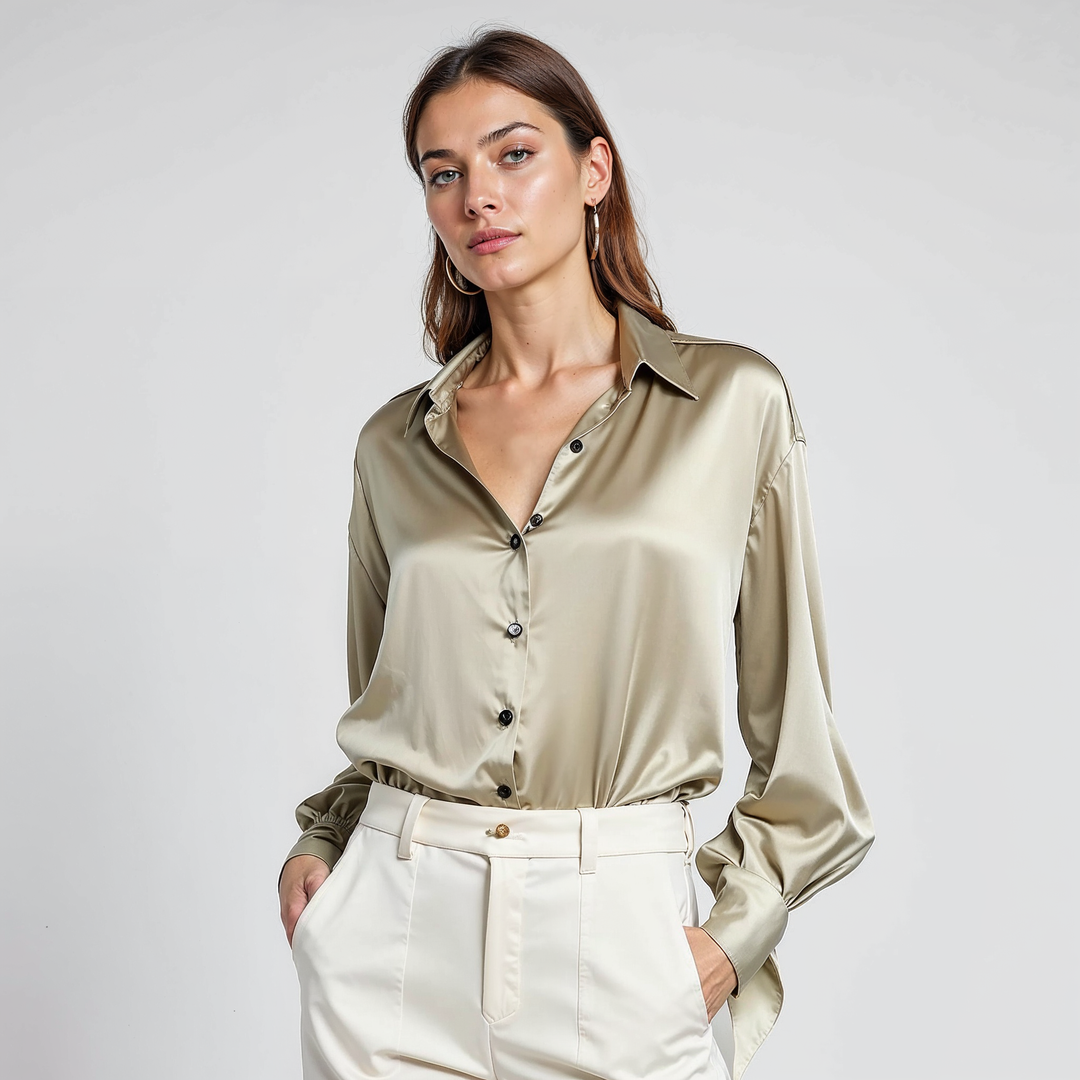 Emma™ | Satin Blouse