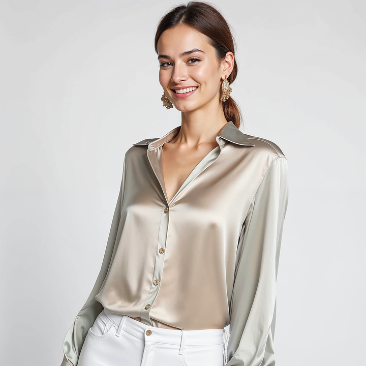 Emma™ | Satin Blouse