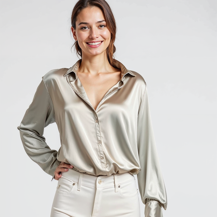 Emma™ | Satin Blouse