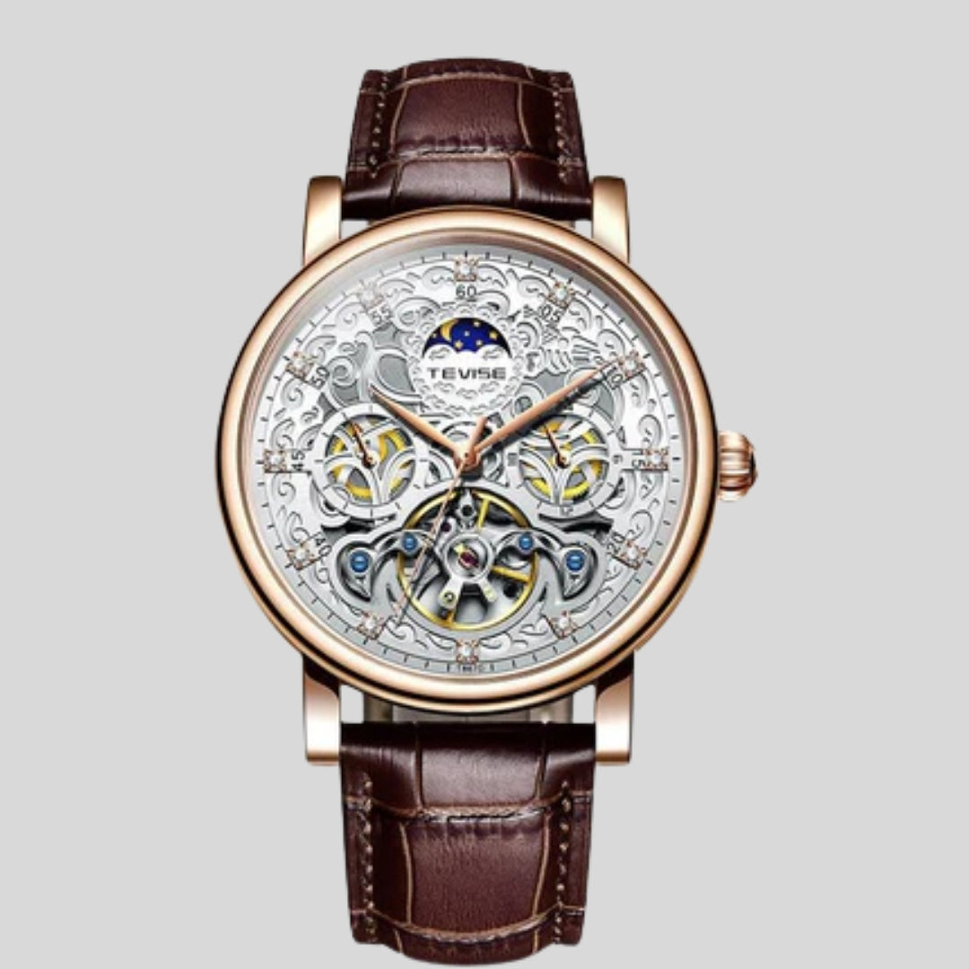 Valoty's Skeleton Mechanical Automatic Watch