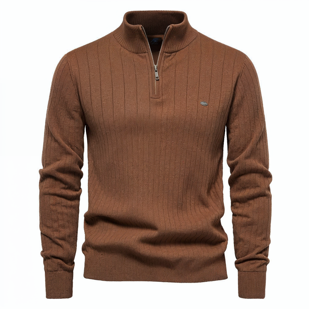 Justin™ | Premium Soft-Touch Half Zip