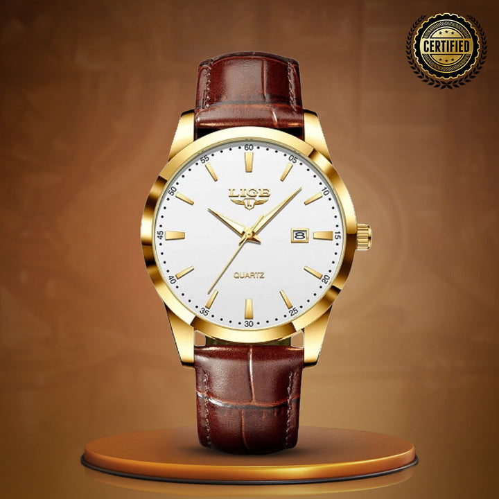 Valoty's Gold Luxury Military Inspired Wrist Watch