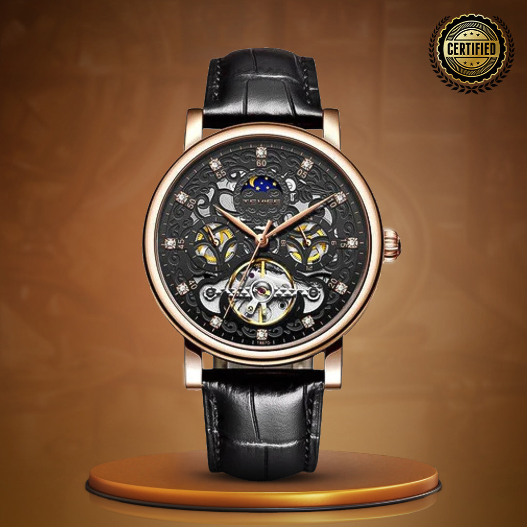 Valoty's Skeleton Mechanical Automatic Watch