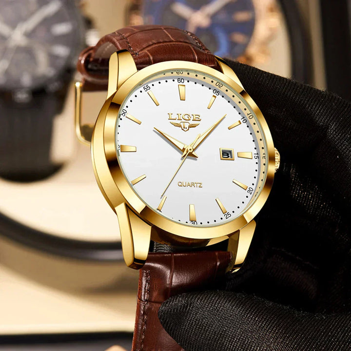 Valoty's Gold Luxury Military Inspired Wrist Watch