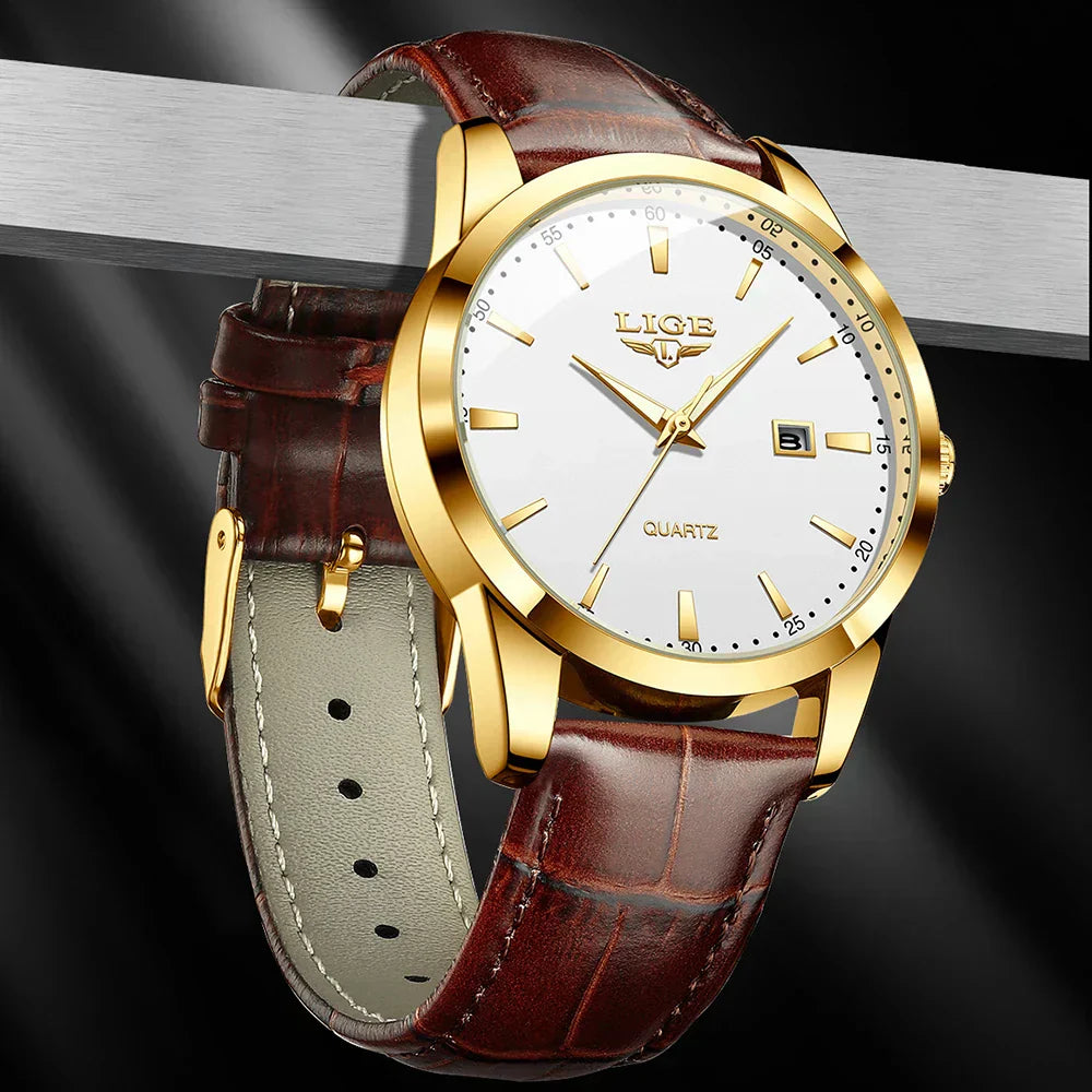 Valoty's Gold Luxury Military Inspired Wrist Watch