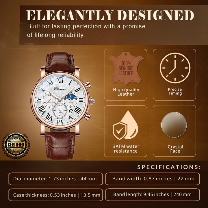 Valoty's Slim Luxury Multifunctional Wrist Watch