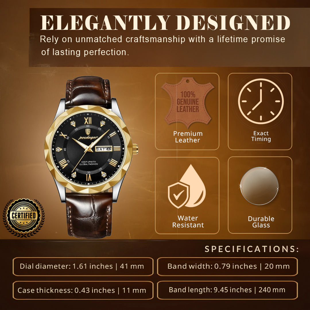 Valoty's Classic Charm Luxury Wrist Watch