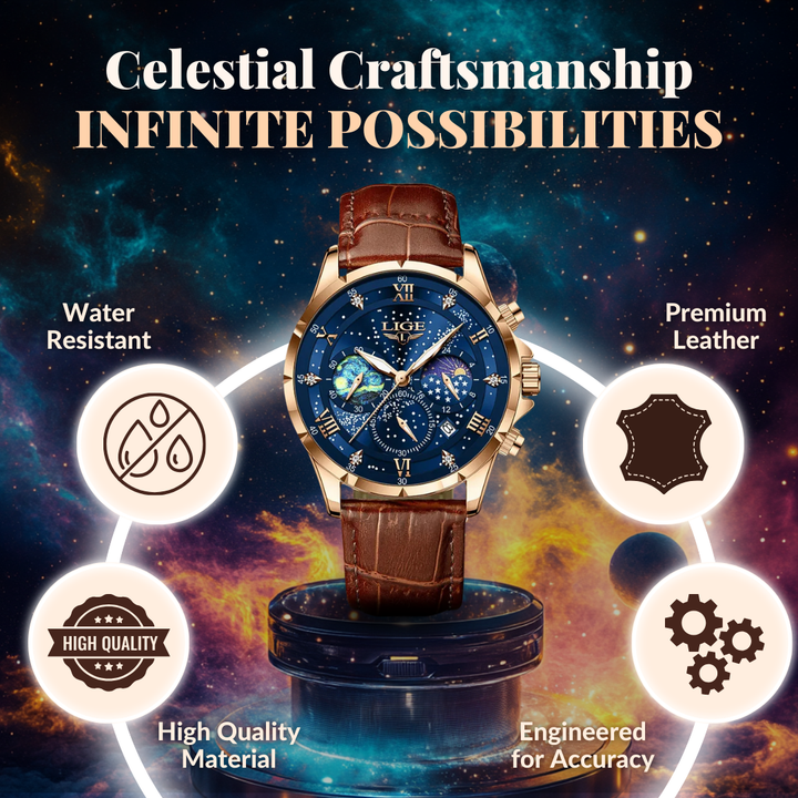 Valoty's Celestial Chronograph Wrist Watch