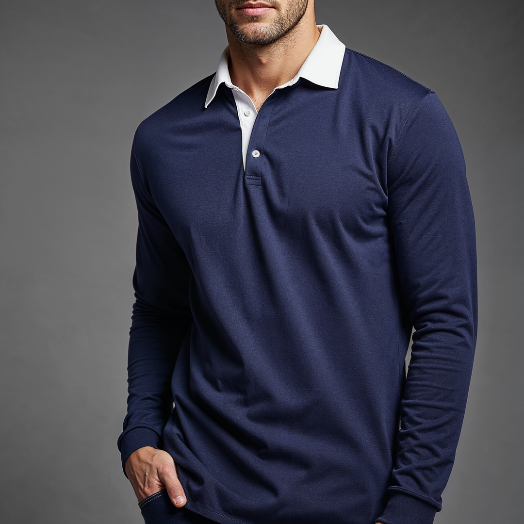 Wayne™ | Long-sleeved Polo Shirt